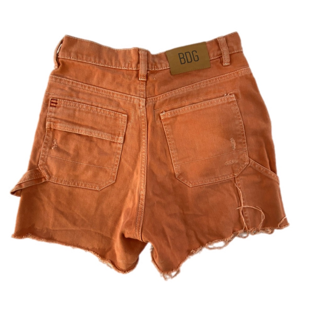 BDG Women's Vibrant Orange Jean Shorts size 29 - Picture 4 of 7